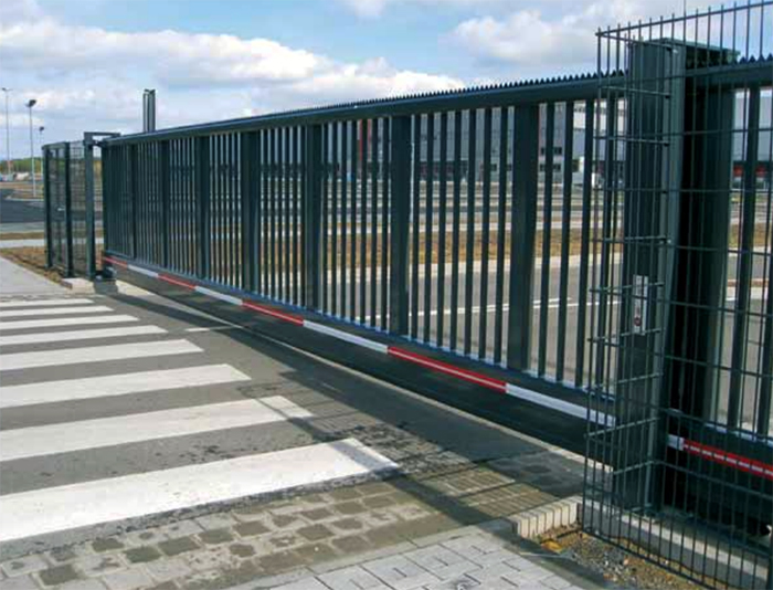 

portail, industriel, coulissant, portail, pour, entreprise, pour, société, pour, usine, portail, acier,